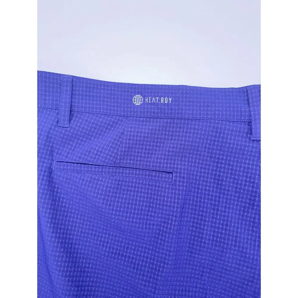 Adidas Men’s Blue Stretch Golf Shorts Size 42 Blue 3 Stripes